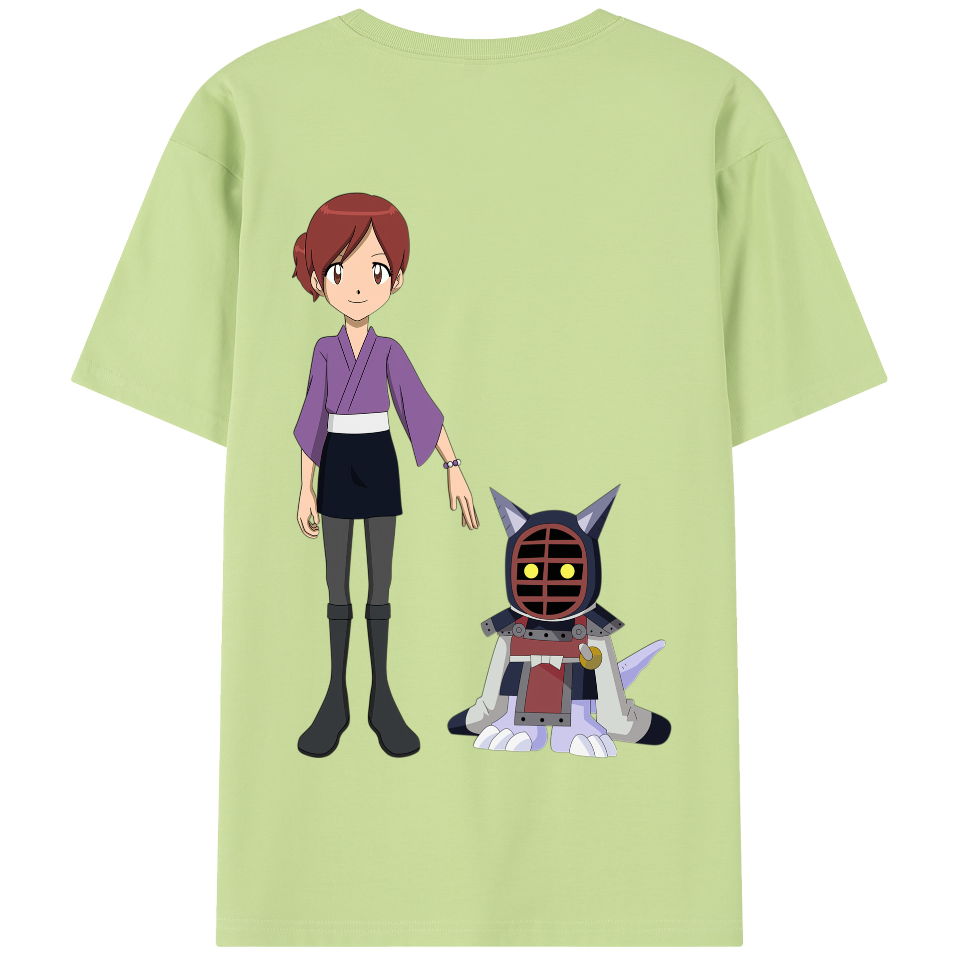 （画像用） Digimon デジタルモンスター/デジモン 綿100％半袖Tシャツ（背面プリント）